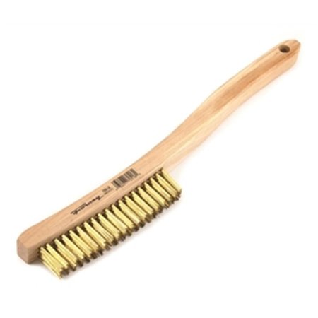 TOTALTOOLS Industries Inc 70518 Brush Brass Scratch Wood Handle TO915059